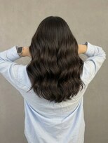 モッズヘア 足利(mod'hair) 髪質改善透明感カラーアッシュグレージュウェーブロング春カラー