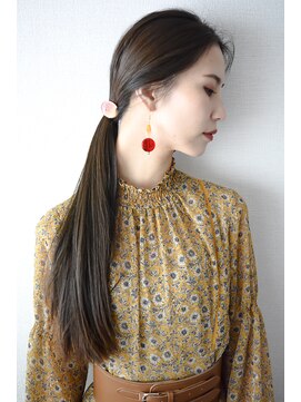 ノイン(noine) 【noine＊sasaki】サラ艶ストレートロング×ラフスタイル