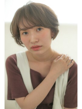 アドラーブル 長岡リップス旭岡店(adorable) 【adorable】ウェット感◎ふんわりニュアンスショートパーマ
