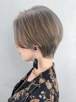 アイティー バイ アルバム 中野店(IT by ALBUM)&nbsp;ハンサムショート_ショートパーマホワイトアッシュ_ba310851