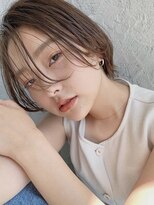 キラ 渋谷(KILLA)&nbsp;【山下】ショートパーマ 黒髪 髪質改善 イルミナカラー小顔