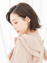 リトル ルル 梅田(little lulu)&nbsp;ナチュラルなかきあげバングヘアー