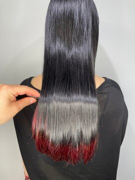 キリカ 中野(KIRIKA) ベース/逆三角/マロンベージュ/Aラインボブ/かきあげ/中野駅