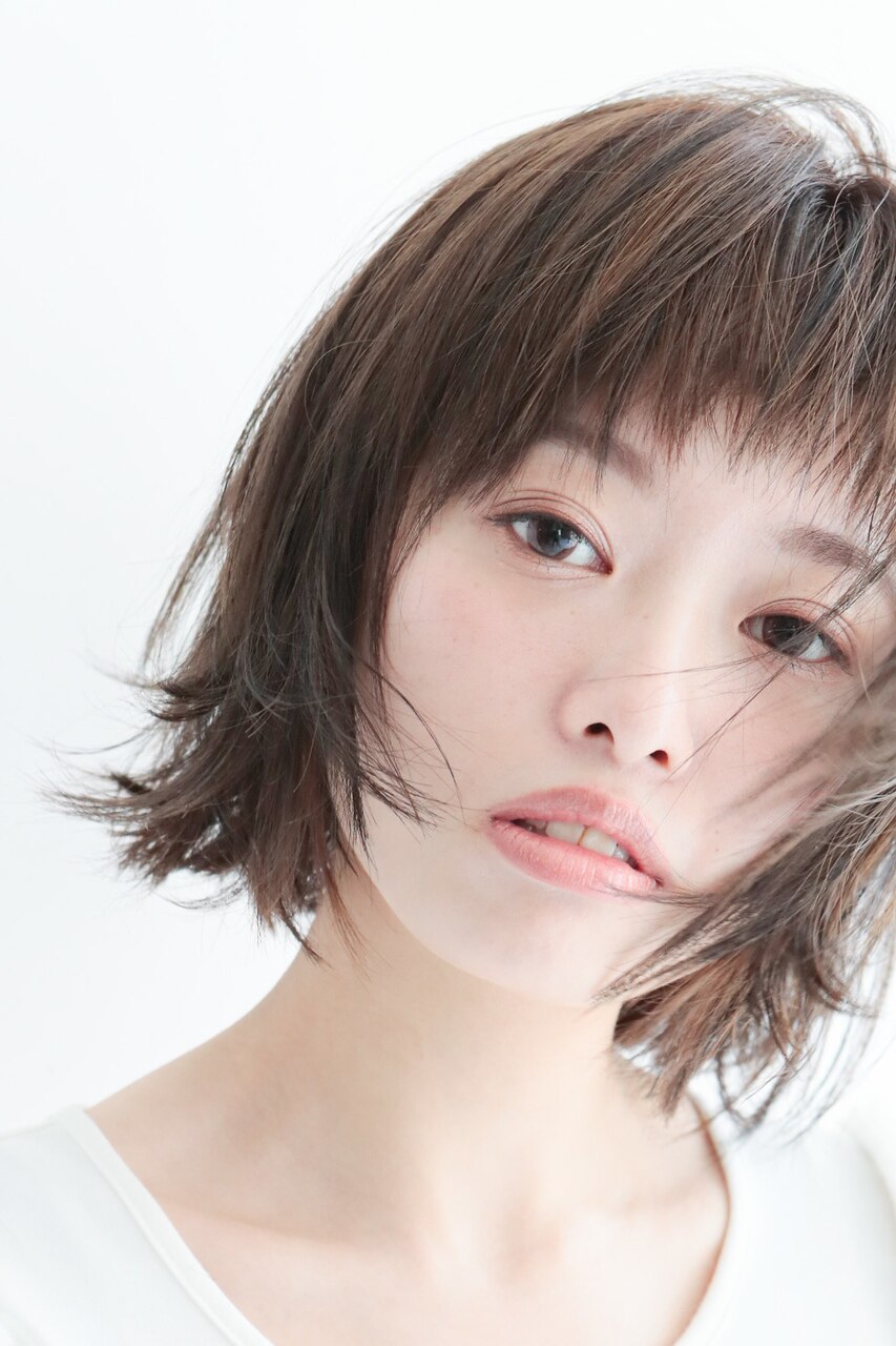 似合わせカット+透明感カラー+Tr+ショートスパ