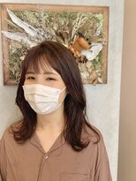 ヘアーラヴワン 足利(hair love One)&nbsp;韓国風レイヤースタイル