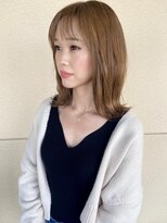 トップヘアスパアンドリゾート 鳴海(TOP HAIR spa&resort) 透明感!外ハネ・ラテベージュカラー