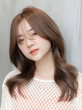 ドットハリス(.Hallis) 大人かわいい／セミロング／顔周りレイヤー