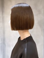 ロンド エスポワール 錦糸町(Lond espoir)&nbsp;〇グレージュカラーデザインカラーシルキーベージュタッセルボブ