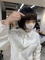 サンド 池袋(sand)&nbsp;@sei___sandインナーカラー/ボブ/顔周りレイヤー/池袋