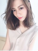 くすみピンクベージュゆるフワロブ【銀座/銀座駅】