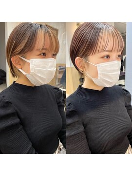 サンド 表参道(sand) 表参道ダブルカラーブリーチインナーカラー10代20代30代