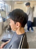 【soy-kufu】MEN'S HAIRショートヘアアッシュブラック