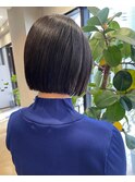 切りっぱなしボブ