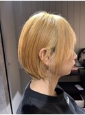 長め/ショートボブ