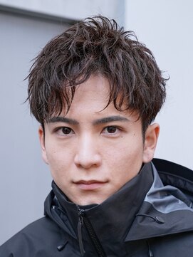 フィフス(fifth) スパイキーショートパーマツイストスパイラルパーマビジネスヘア