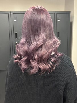 ベレーザ 渋谷(BELEZA) 6310ラベンダーパープルハイトーンカラーオンブレレイヤーロング
