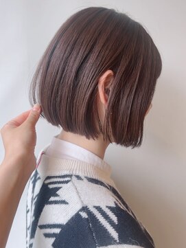 モリオフロムロンドン 原宿本店(morio from London) 【morio原宿】切りっぱなしボブ ぱっつんボブ 耳かけ