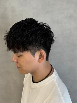 ソアー 新大阪(SOAR) ダークアッシュツイストスパイラルマッシュパーマ【新大阪】