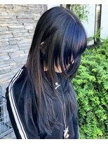 ルプラ ガーデン(le-pla garden)&nbsp;レイヤーカット#フェイスレイヤー#ブルーブラック#豊橋#豊川