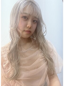 エイム ヘアメイク 横川店(eim HAIR MAKE) girlyハイトーンカラー