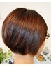 ［当店新定番］髪修復ハリコシ艶カラーカット　15900→12700