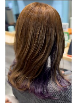 アンフィ 神奈川新町(Anphi) インナーカラーパープル