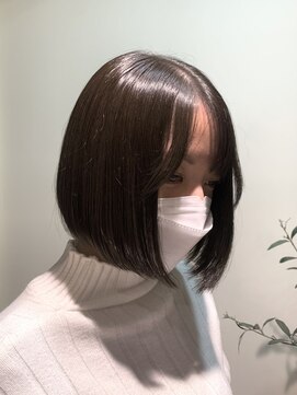 ノイ(noi) #noi_style 切りっぱなしボブ×アッシュブラウン