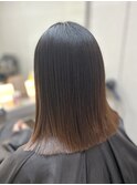 【圧倒的艶髪】ミディアムヘア_切りっぱなし