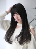 レイヤーカット／ナチュラル／モテ髪/銀座/ロングレイヤー
