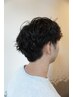 オトナメンズカット(シャンプー込)+眉毛整えカット ￥5500