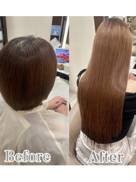 スタイル 横浜(STYLE) 【シェル】before/after長さだしロングエクステ/80本/横浜