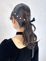 アイティーバイアルバム 北千住店(IT by ALBUM)&nbsp;ロングおくれ毛前髪カット顔周りレイヤー_ba548822