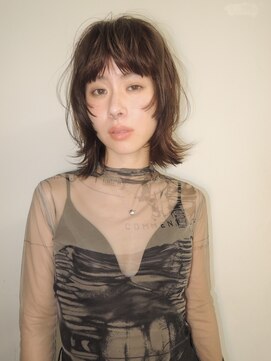 シティ(sity.) 天神　ブリーチなしダブルカラー　レイヤーカット　暖色カラー