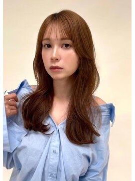 トリコ トウキョウ アヴェダ 表参道店(tricot TOKYO AVEDA) ロングレイヤー/顔まわりレイヤー/レイヤーカット/ウェーブヘア