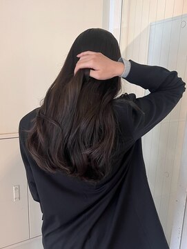 オリーブグレージュ/暗髪/韓国/広島/袋町