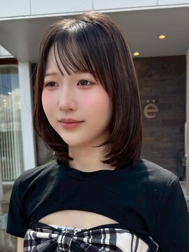 カノエ 山口小郡店(canoe) 髪質改善/ミディアムレイヤーカット/ブラウン