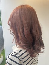 ナチュラルにかわいいピンクブラウン