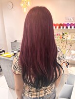 ステラ ヘア デザイン サロン(STELLA hair design salon)&nbsp;ピンクカラー×裾カラー 【由比藤】
