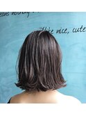斜めバングふわくしゅニュアンス