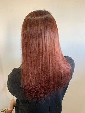 ヘアデザイン ルピナス(HAIR DESIGN Lupinus) 艶のあるピンクベージュ