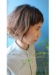 《Kubu hair》ボリュームボブパーマ