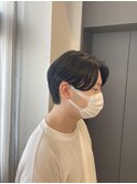 きれいめメンズセンターパート