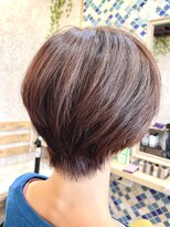 ルテラ フェリーチェ(Lutella felice)&nbsp;ピンクブラウンショートボブ