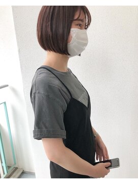ラヴィズム 松崎店(LUVISM) 丸みミニボブ20代30代40代前下がりひし形大人可愛い