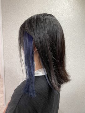 アジールヘア 所沢プロペ通り店(agir hair) イヤリングブルー