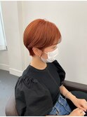 ショート×ハイトーンオレンジ