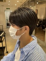 ビジネスカジュアルかきあげバングセンターパートショート