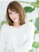 綾瀬/髪質改善/斜めバング×外国人風カラー×春パーマボブe