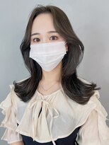 アイティーバイアルバム 北千住店(IT by ALBUM)&nbsp;オリーブベージュワンホンヘア_ショコラアッシュ_ba409432