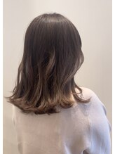 ミック ヘアアンドメイクアップ 高田店(miq Hair&Make up) 透明感カラー×アッシュベージュ